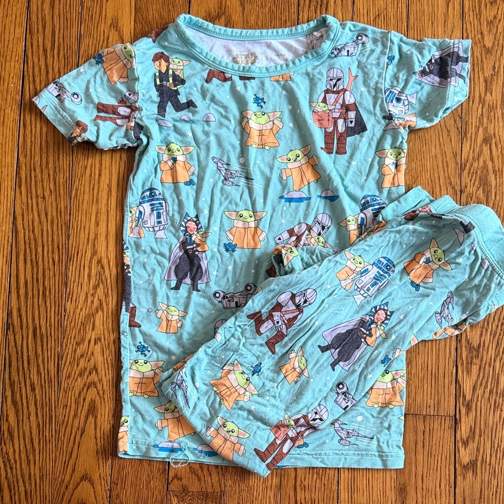 Kids' Little Sleepies Star Wars Mandalorian Pajama Set
